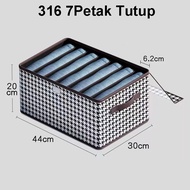 Inaso Storage Box Pakaian Lemari Tempat Penyimpanan Baju Celana Kotak Organizer Laci Lemari Multifun