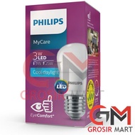 (GN.10F 21P) Philips LED Bulb MyCare 3W White (3W Watt LED Bulb) Original Original Bulb