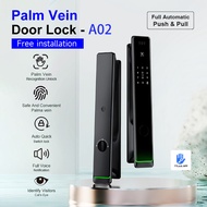 Smart WiFi Door Lock Fingerprint and Bluetooth Electronic Keypad Door Locks for House Apartment Offi