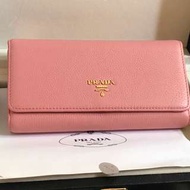 PRADA 長夾 （粉色）+ 精美外盒