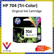 HP 704 Tri-Color Ink Cartridge