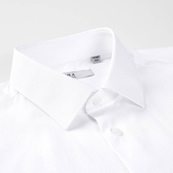 ❉HLA/Hailan Home Business Formal Jacquard Long Sleeve Shirt Shiny Soft Shirt Men❇