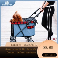 NEW dodopet Pet Stroller Puppy Trolley Cat out Trolley Walking Dog Cart Medium and Small Dog Stroller Dog Cage XGDK