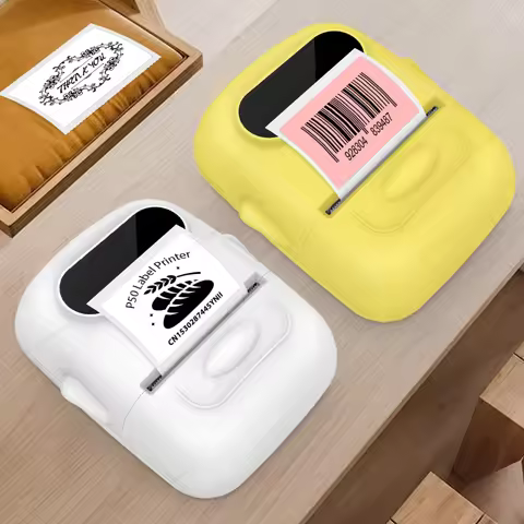Inkless Label Printer P50 Adhesive Sticker Printer Similar as M110 Marklife P50 E210 Thermal Label M