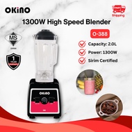 OKINO O-388 1300W High Speed Blender 2.0L SIRIM Certified Heavy Duty Smoothie Ice Crusher
