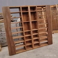 Entrance Solid Wood Storage Rack Bogu Rack Hotel Old Elm New Chinese Zen Tea Set Living Room Homesta
