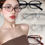Vintage Japanese Leopard Print Small Square Frame Glasses Y2K Sweet Cool Spicy Girl Anti Blue Light 