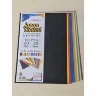 Colour Flint Paper Kertas Warna 80gsm Japan Coated Wales Origami