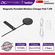 BELKIN MAGNETIC PORTABLE WLESS CHARGER PAD 7.5W Black / White