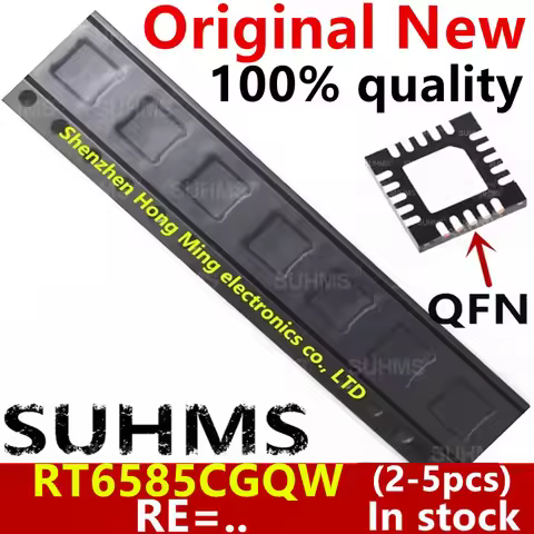(2-5piece)100% New RT6585CGQW RT6585C For Code : ( RE=6H RE=.. ) QFN-20 Chipset
