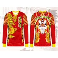 【Free Custom Name & Number】2026 Lion Dance Clothing Lion Eyes Dragon Dance Clothing Lion Head T-shir