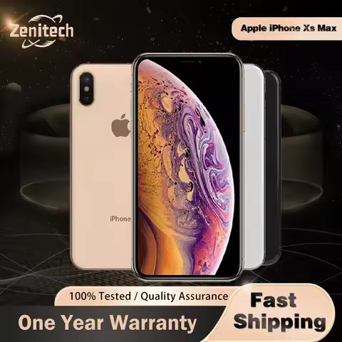 Original Apple iPhone XS Max 64GB/256GB 4G Smartphone XSMAX Super Retina OLED 6.5" 12MP+7MP A12 Bion