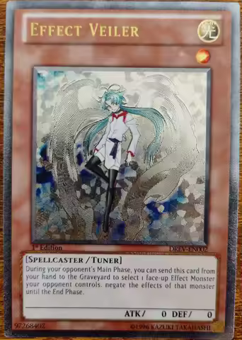 Yu-Gi-Oh Effect Veiler TCG UTR DREV-EN002 Hobby Collectible Card(Not Original)