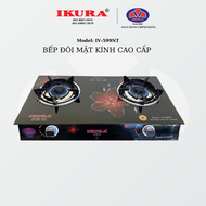 Bếp Gas Đôi Mặt Kính IKURA - Lửa xanh tiết kiệm gas IKURA IV-599NT