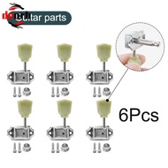 <DRHT>Guitar Deluxe Tuning Pegs for Gibson Les Paul 6 Piece Set Silver and Gold Colors