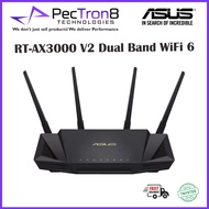 ASUS RT-AX3000 V2 AX3000 Dual Band WiFi 6 Extendable Router - AiMesh, Built-in VPN, AiProtection Pro