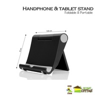 Durable handphone tablet stand foldable portable