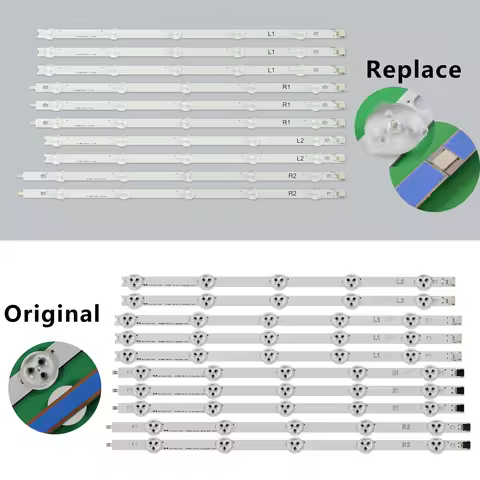 LED Backlight Strip Kit For TH-L42B68CD TX-L42B6E TX-L42B6B TX-L42BL6B TX-L42BL6E TH-42AS600C 6637L-