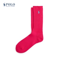 Polo Ralph Lauren Men Cotton-Blend Crew Socks (Pink Sky)