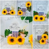 Frame Acrylic Mas Kahwin 8x8/Frame Duit Hantaran Siap Gubah