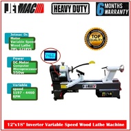 Jetmac  12" x 18" JMWL-1218 Mini Wood Lathe Machine/JMWL-1218VS Inverter Variable Speed Mini Wood Lathe Machine