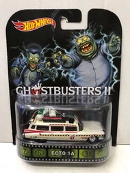 Hot wheels Hotwheels Ghostbusters Ecto 1A 捉鬼敢死隊 （送卡紙保護盒一個）