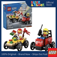 LEGO 60458 Pizza vs. Fire Truck Race Car Pack | LEGO City