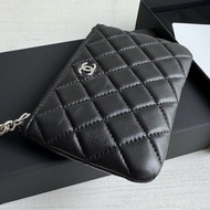 93% new chanel wallet zipped coins bag small wallet  chanel錢包 卡包 零錢包 拉鏈銀包