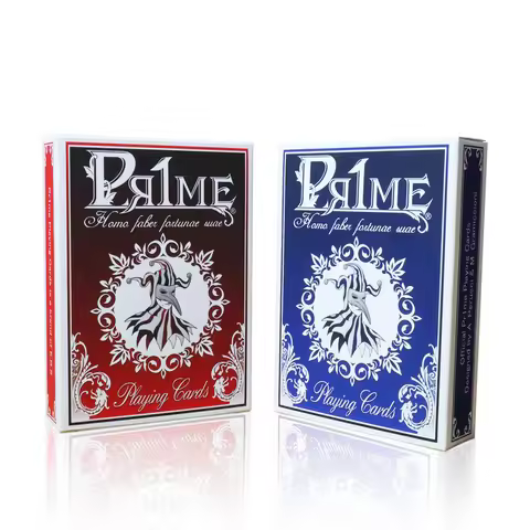 Playing Cards Premi Poker Size Standard Index,Decks of Cards (Blue or Red),for Blackjack, Euchre,Can