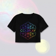 Coldplay Croptee | Coldplay Band Croptee | Coldplay Croptop | Crop Top | Oversized Crop T-Shirt| Col