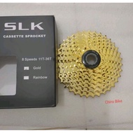 8-speed SLK 11-36T gold cassette sprocket - 36T sprocket