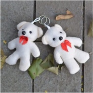 GANTUNGAN Diobrale - Beige Teddy Bear Hanger Toy Accessories Bag Hanger Keychain