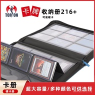 216 Card Slots Large Capacity Hard Card Holder Book Large 9 Grids toploader Card Holder Zipper Bag M