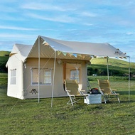 [Acatcool.my] Inflatable Tent for 3-4 Person Camping Hiking 4 Season Blow Up Tent Oxford Inflatable 