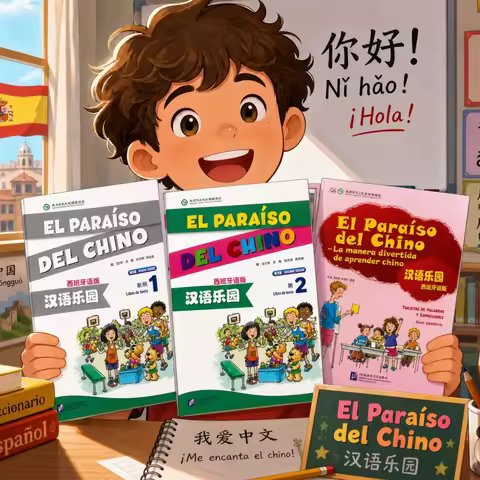 The Chinese's Paradise Textbook | Learn Mandarin Chinese for Children | Spanish Edition