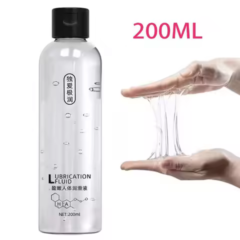 200ML Water based Lubricant Safe Intimate Gel Vaginal Anal Lube Lubricating Oil Adult For Women Men 