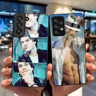 Ian Somerhalder  the vampire diaries Tempered Glass Phone Case For Samsung Galaxy S9 Plus S10 S10e S