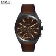 Fossil Men's Everett Analog Watch ( FS6108 ) - Quartz, Black Case, Round Dial, 18 MM Multi Colour Le