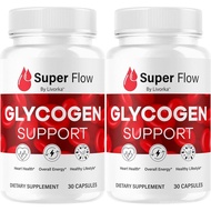 (2 Pack) Super Flow Glycogen - SuperFlow Glycogen Support Capsules, Super Flow, Glycogen Support Sup