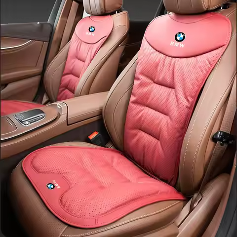 Car Leather Seat Cushion Breathable Protector Pad Auto Interior For BMW M E36 E39 E46 E90 E91 F48 F2
