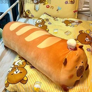 Kapibara Baguette Pillow Student Dormitory Bedside Plush Long Pillow Baguette Cushion Pillow