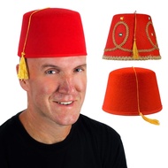 Fez Hat Moroccan Hat Modern Turkish Headpiece for Cultural Occasions Fancy Fez Hat Turkish Hat Eye-c