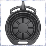 (NDPB) 7.5L Plastic Oil Drain Pan Wast Engine Oil Collector Tank Oil Trip Tray For Repair Car Fuel F