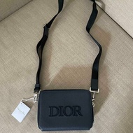 【預購】Dior 海軍藍小牛皮郵差包 相機包 斜背包 肩背包 單肩包