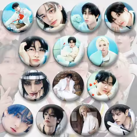 Kpop Boys Band SK Coin Badge on Bag Clothing Hat Accessories Creativity Idol Felix Bang Chan Lapel P