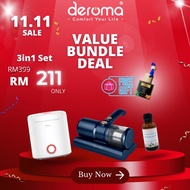 11.11 Bundle Deal Deroma Air Humidifier M600 + Dust Mite Vacuum KY929 + Essentail Oil 30ml Free Car 