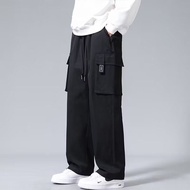 M-2XL Seluar Slek Lelaki Cargo Pants Men Big Size Multiple Pockets Casual Long Pants Men Seluar Slac