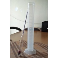 Hydrometer Minyak Cengkeh Atsiri Plus Gelas Ukur 500 Ml Pp