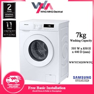 Samsung 7KG Front Load Washer Washing Machine Inverter (WW70T3020WW) Mesin Basuh Auto/洗衣机 WW70T3020WW/FQ