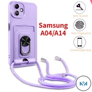 KK Samsung A04 A04E A14 Case Push Camera Shockproof Casing For Samsung Galaxy A04 A04E A14 A 04 04A 